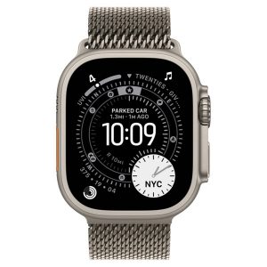 Apple Watch Ultra 3 GPS + Cellular 49mm Natural Tit. Case w. Natural Tit. Milanese Loop - Small (MEWW4) — изображение 2