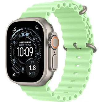 Apple Watch Ultra 3 GPS + Cellular 49mm Natural Tit. Case w. Neon Green Ocean Band (MF1V4+MGCF4) - ТвойGadget