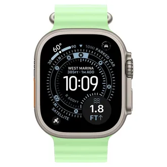 Apple Watch Ultra 3 GPS + Cellular 49mm Natural Tit. Case w. Neon Green Ocean Band (MF1V4+MGCF4) - ТвойGadget