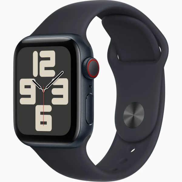 Смарт-часы Apple Watch SE 2 GPS + Cellular 40mm Midnight Alu. Case w. Midnight S. Band — S/M (MRG73/MXFR3/MXGC3) [NEW NO BOX] - ТвойGadget