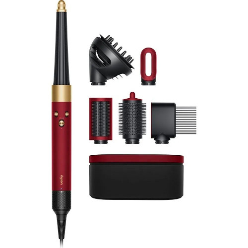 Мультистайлер Dyson Airwrap i.d. multi-styler and driver Curly+Coily Red Velvet/Gold (596928-01) - ТвойGadget