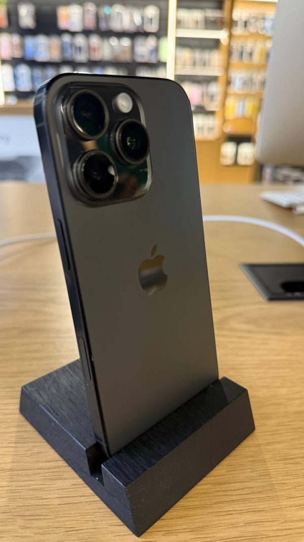 5368353217995016989 Apple iPhone 16 Pro 128GB eSIM Black Titanium (MYM93) Б/У - ТвойGadget