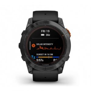 Смарт-часы Garmin Fenix 7X Pro Solar Slate Gray w. Black Band (010-02778-00/01) [Витринный] — изображение 2