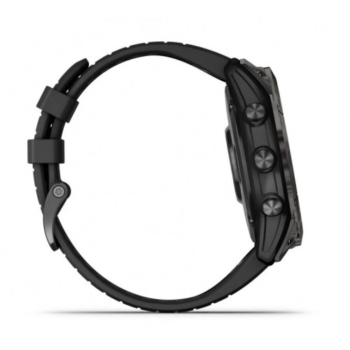 Смарт-часы Garmin Fenix 7X Pro Solar Slate Gray w. Black Band (010-02778-00/01) [Витринный] - ТвойGadget