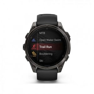 Смарт-часы Garmin Fenix 8 47mm AMOLED Sapphire Carbon Gray DLC Titanium w. Black/Pebble Gray B. (010-02904-20/21/29) [Витринный] — изображение 2