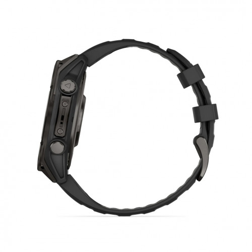 Смарт-часы Garmin Fenix 8 47mm AMOLED Sapphire Carbon Gray DLC Titanium w. Black/Pebble Gray B. (010-02904-20/21/29) [Витринный] - ТвойGadget