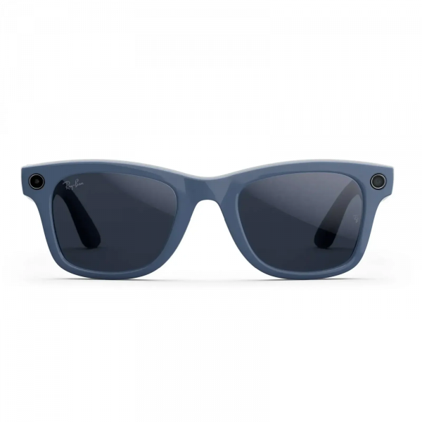 Смарт-окуляри Ray-Ban Meta Wayfarer Gen 2 Shiny Cosmic Blue/Clear Sapphire (RW4012 6628/MF 50-23) - ТвойGadget