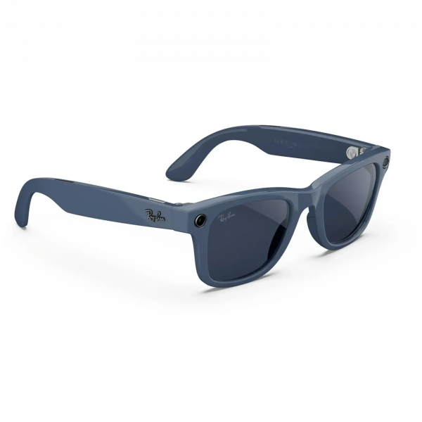 Смарт-окуляри Ray-Ban Meta Wayfarer Gen 2 Shiny Cosmic Blue/Clear Sapphire (RW4012 6628/MF 50-23) - ТвойGadget