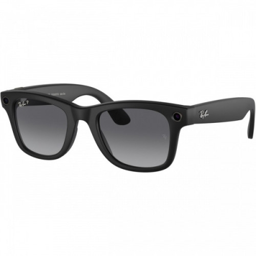 Смарт-окуляри Ray-Ban Meta Wayfarer Matte Black Frame Graphite Lenses (RW4006 601ST3 50-22) - ТвойGadget