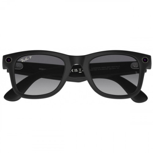 Смарт-окуляри Ray-Ban Meta Wayfarer Matte Black Frame Graphite Lenses (RW4006 601ST3 50-22) - ТвойGadget