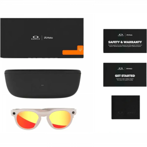 Смарт-окуляри Oakley Meta HSTN Warm Grey Lens Color Ruby (OW8002-0451) - Зображення 4