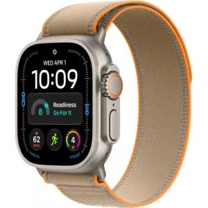 Apple Watch Ultra 4 Natural Titanium Case with Sand Trail Loop - S/M (MJAJ4) - Зображення 1